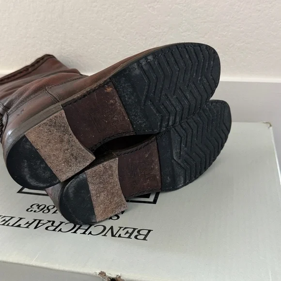 Frye Vintage Veronica Twist Back Zip in Brown/Tan Distressed Size 9 - Picture 10 of 12